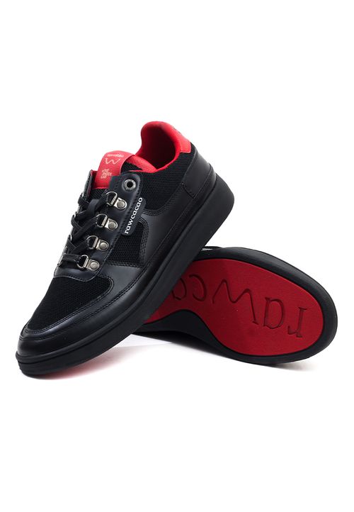 Tenis casuales Napoles Negro para hombre