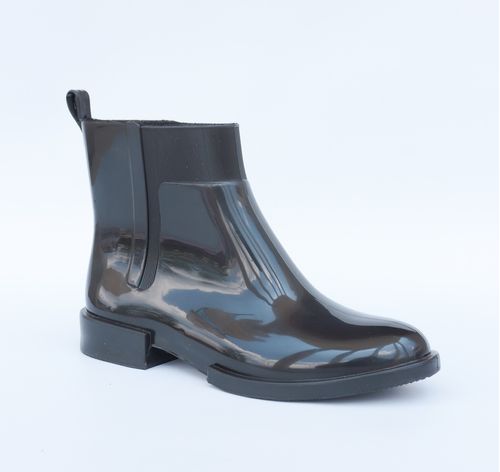 Botin Mujer Negro PVC Jelly Shoes Angelina