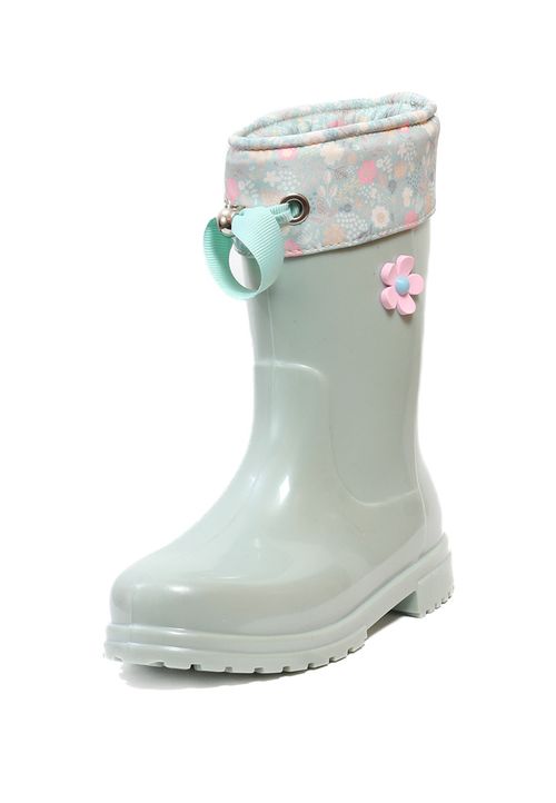 Botas Lluvia Niña Verde Supresan Hanna Flower