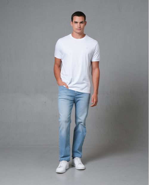 Jean Classic tono claro con iluminaciones para hombre