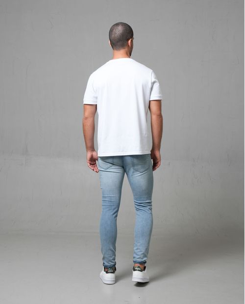 Jean Super Slim tono claro para hombre
