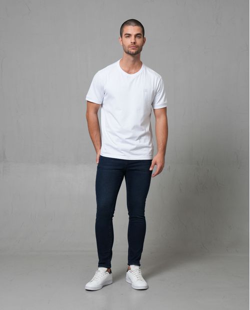 Jean Super Slim azul oscuro para hombre