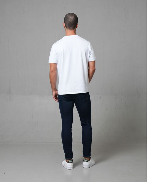Jean Super Slim azul oscuro para hombre