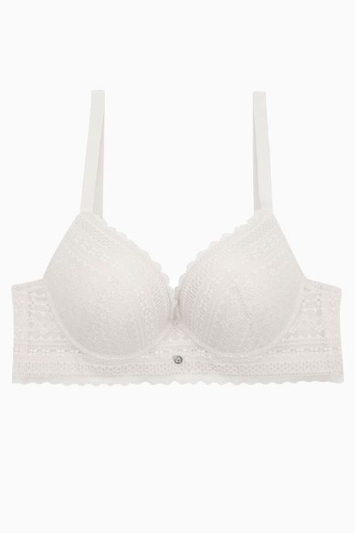 Brasier gold estilo 3/4 en encaje copa "b"