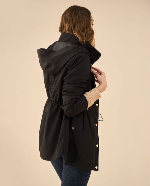 Chaqueta con capucha para mujer