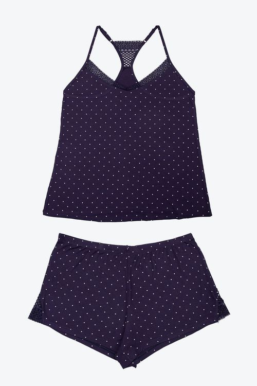 Conjunto pijama de 2 piezas confeccionada en algodón