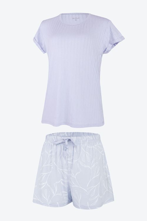 Conjunto pijama de 2 piezas en algodón