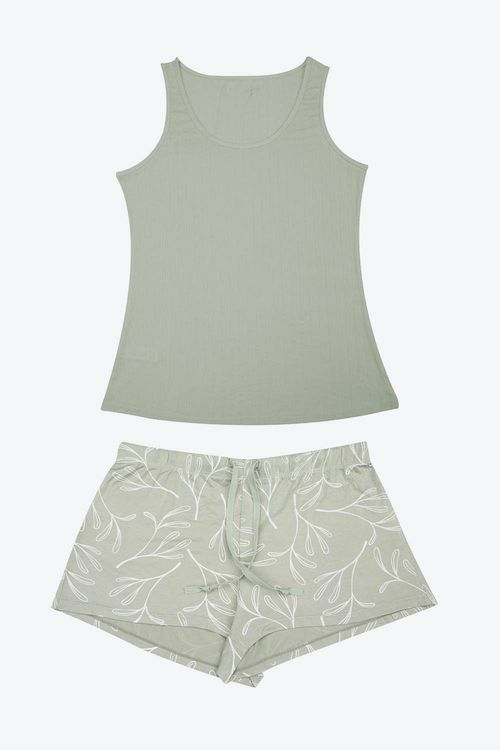 Pijama de 2 piezas confeccionada en algodón