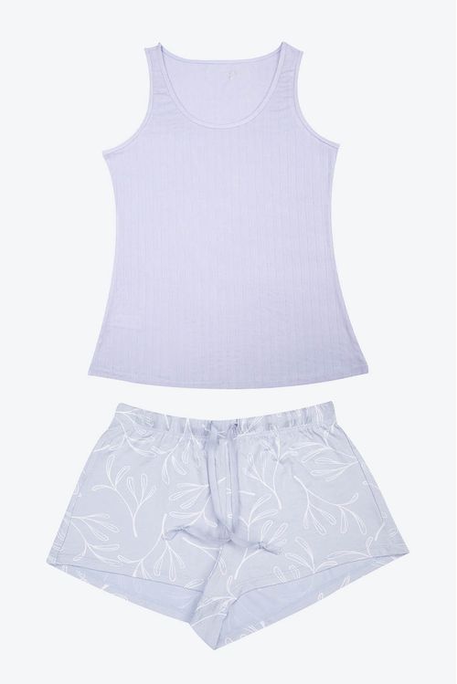 Pijama de 2 piezas confeccionada en algodón