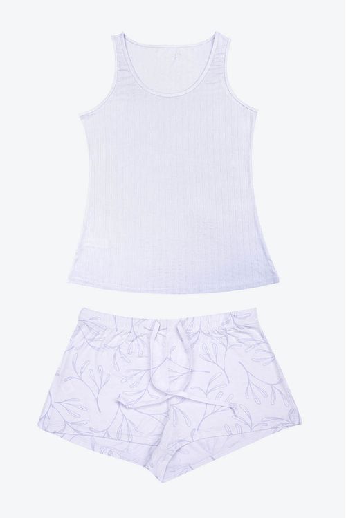 Pijama de 2 piezas confeccionada en algodón