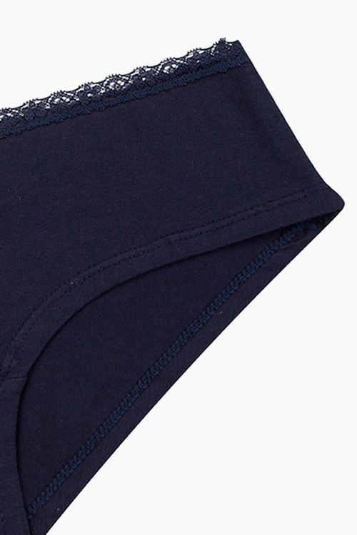 Panty hípster en algodón paquete x3