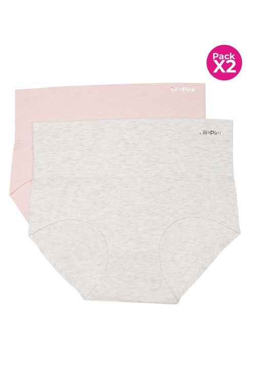 Panty tipo hipster sin costuras paquete x2
