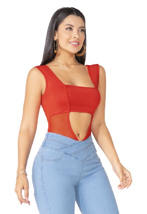 Body Mujer Rojo Mp 100291