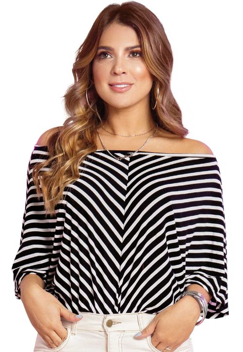 Blusa Mujer Negro Atypical 78223