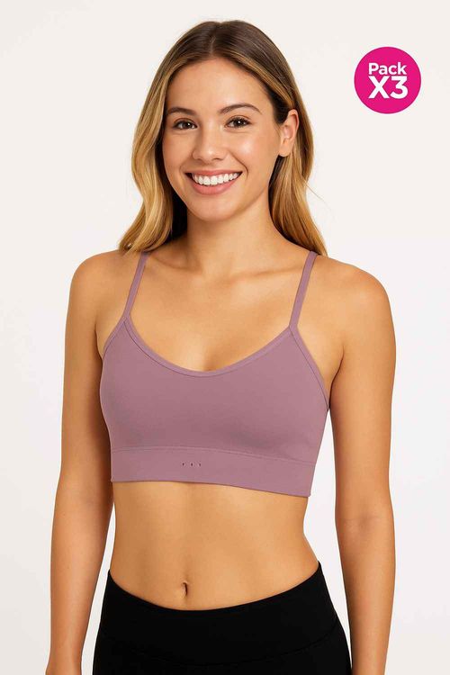 Top seamless sin costuras paquete x3