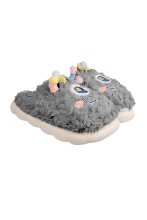 Pantuflas con diseño de monstruos