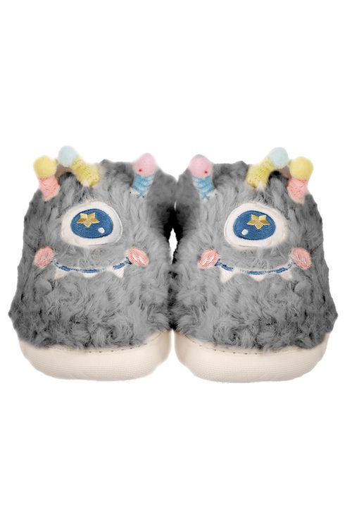 Pantuflas con diseño de monstruos