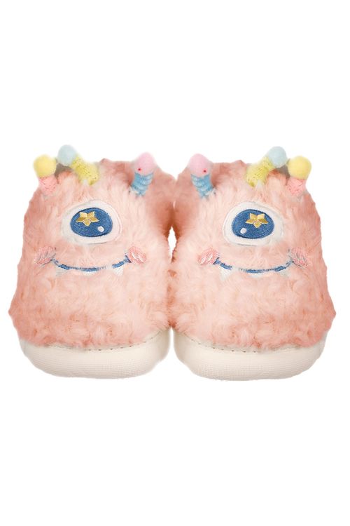 Pantuflas con diseño de monstruos