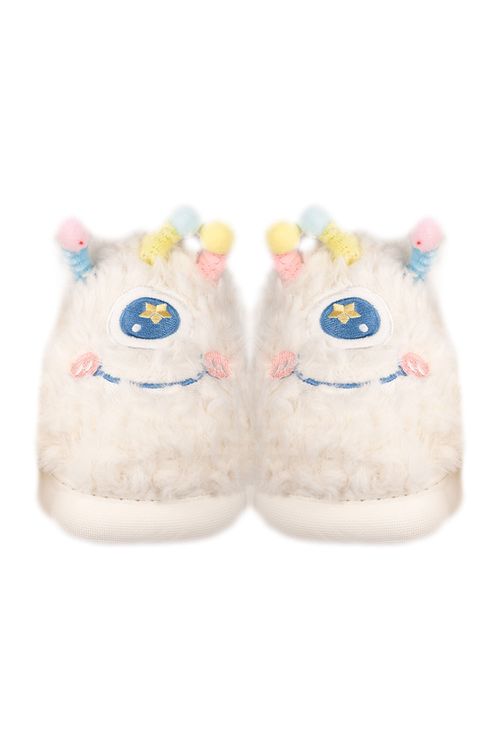 Pantuflas con diseño de monstruos