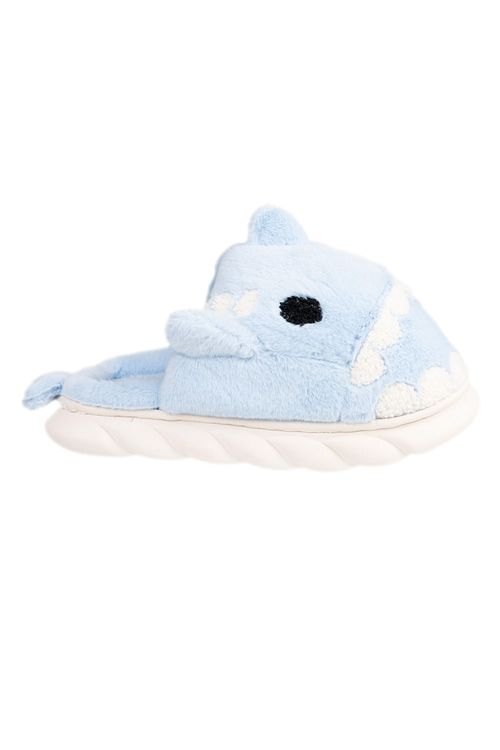Pantuflas con diseño de tiburones