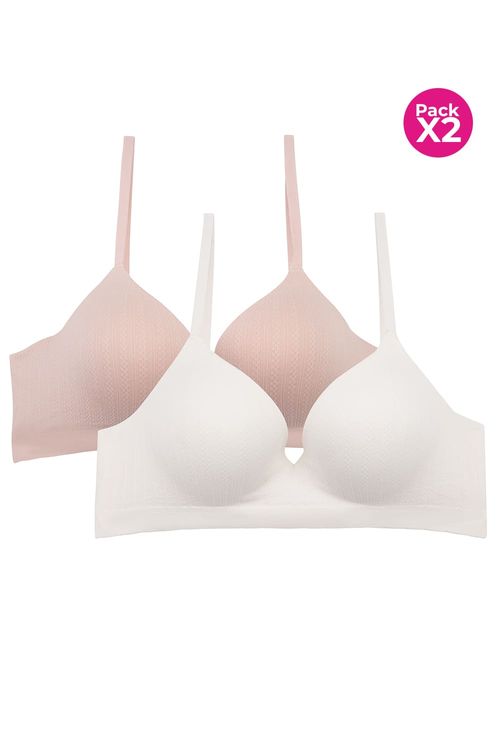 Brasier tipo 3/4 seamless paquete x2