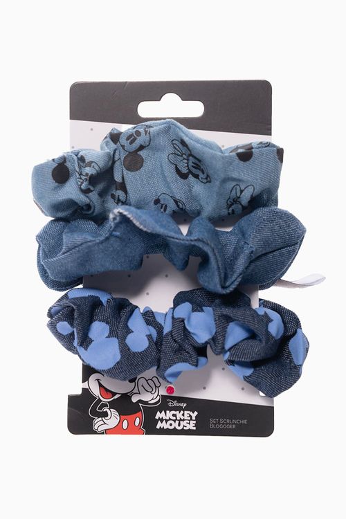 Set scrunchie blogger x3 pcs mickey mouse