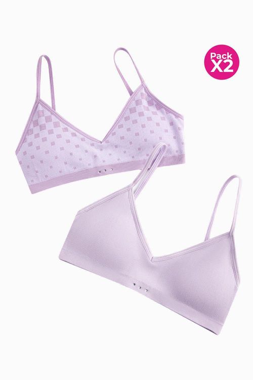 Top con copa teens paquete x2 tecnologia seamless