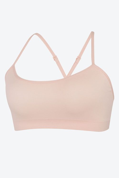 Top tipo seamless 100% feeling con tirantes cruzados