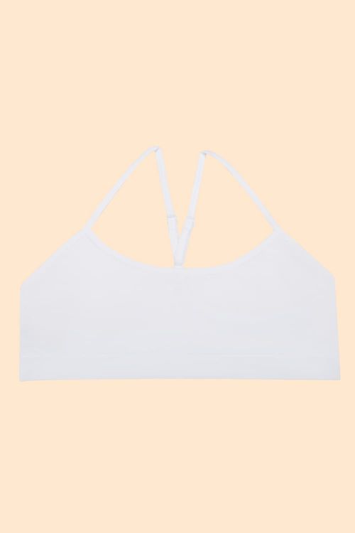 Top tipo seamless 100% feeling con tirantes cruzados