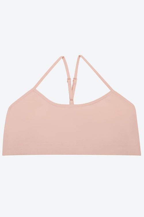 Top tipo seamless 100% feeling con tirantes cruzados