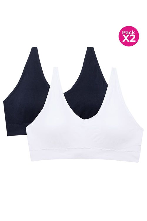 Top seamless paquete x2 para adolecentes