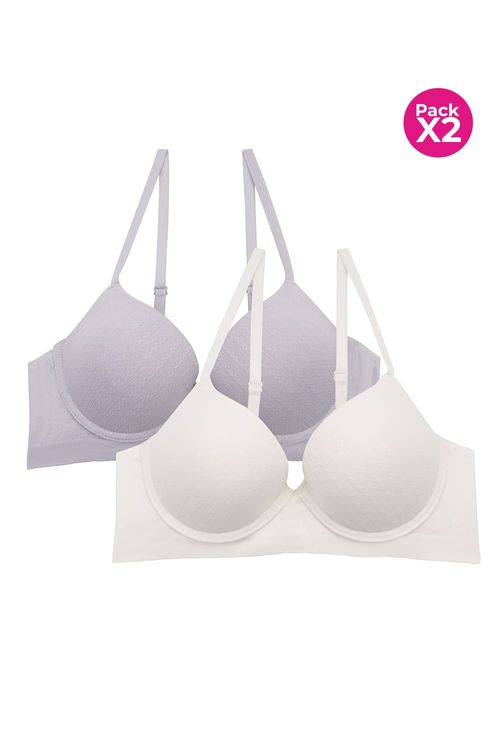 Brasier tipo 3/4 paquete x2 seamless