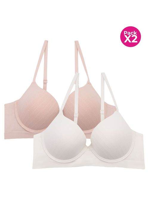 Brasier tipo 3/4 paquete x2 seamless