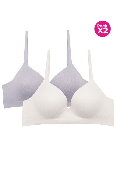 Brasier tipo 3/4 seamless paquete x2