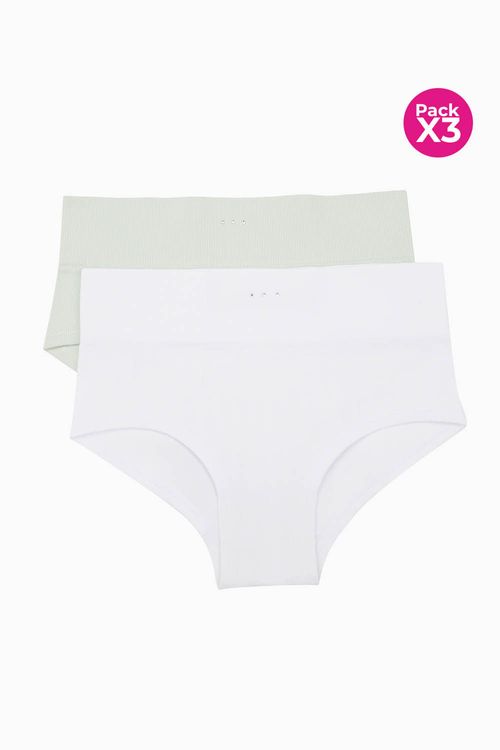Panty hipster paquete x2 tecnologia seamless