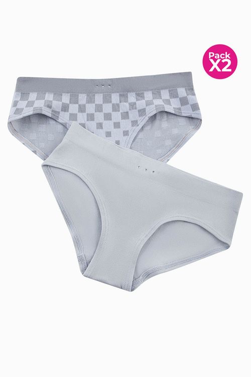 Panty hipster paquete x2 teens tecnologia seamless