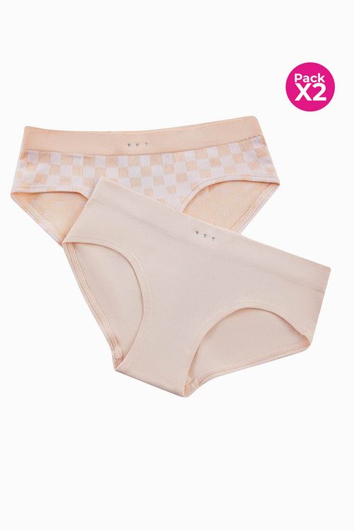 Panty hipster paquete x2 teens tecnologia seamless