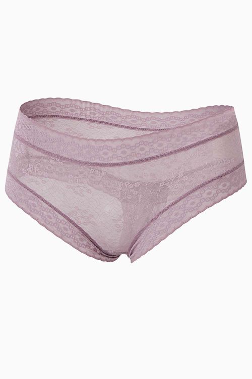 Panty tipo brasilera confeccionado en malla paquete x2