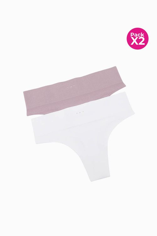 Panty brasilera paquete x2 tecologia seamless