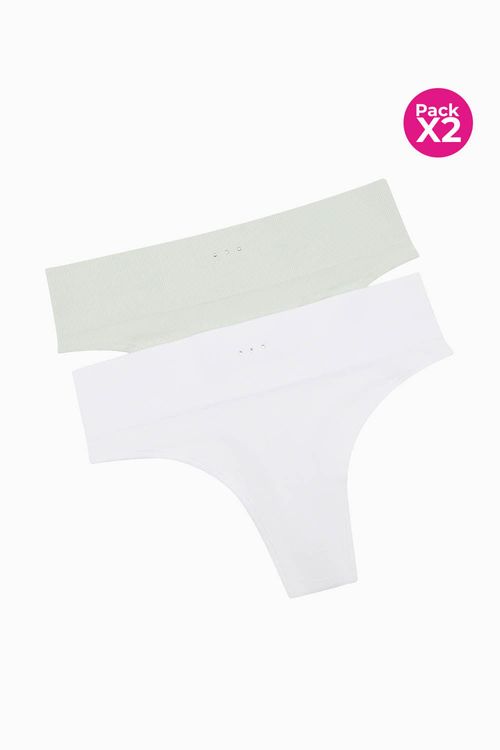 Panty brasilera paquete x2 tecologia seamless