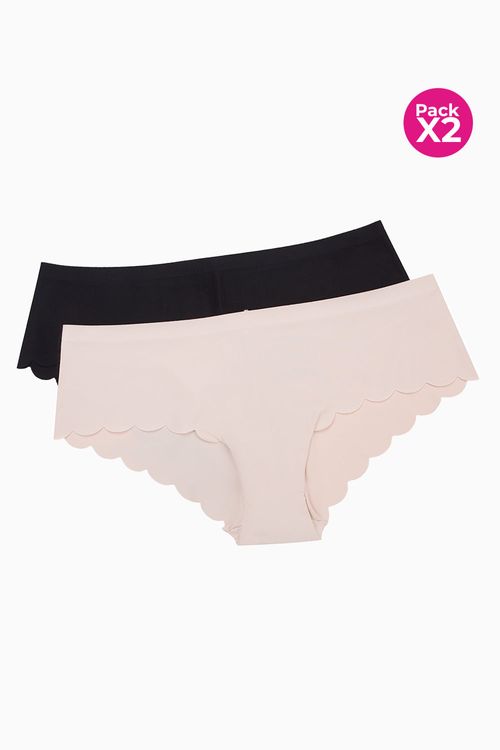 Panty hipster con termofusionado paquete x2