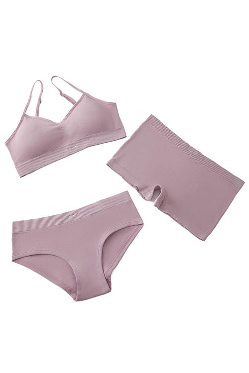 Conjunto ropa interior de 3 piezas seamless