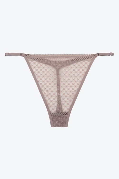 Panty paquete x3 tipo brasilera en encaje