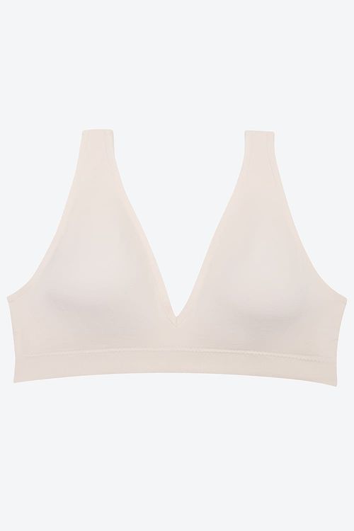Top tipo seamless 100% feeling silueta triangular