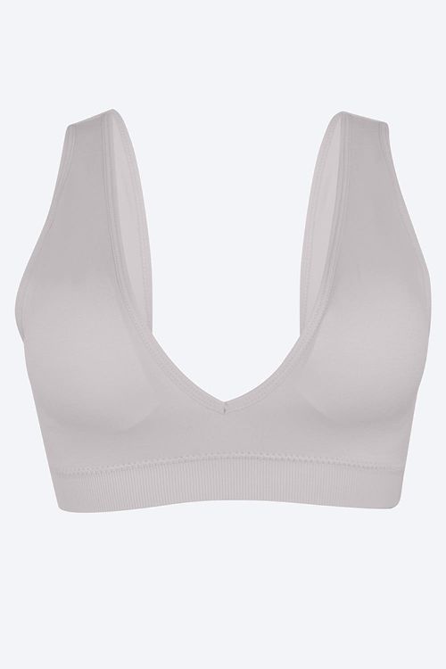 Top tipo seamless 100% feeling silueta triangular