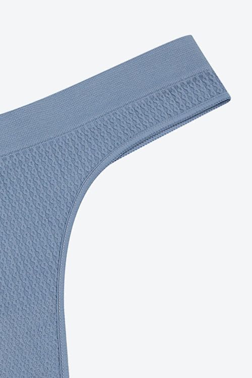 Panty seamless tipo brasilera con textura espiga paquete x2