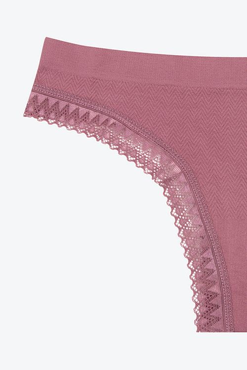 Panty brasilera tipo seamless paquete x2 en poliamida