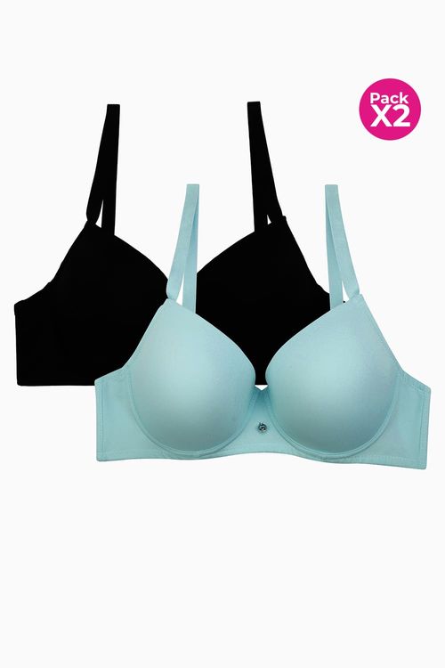 Brasier copa "c" paquete x2 en microfibra