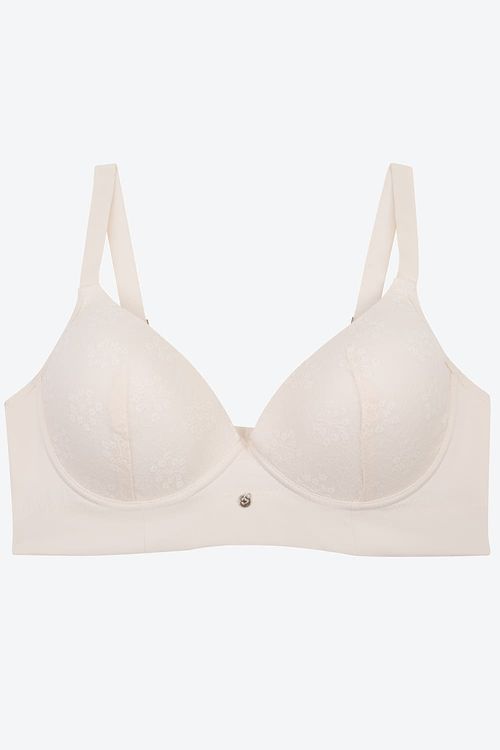 Brasier tipo 3/4 en microfibra y encaje
