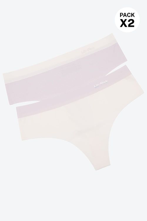 Panty brasilera x2 unidades confeccionado en microfibra